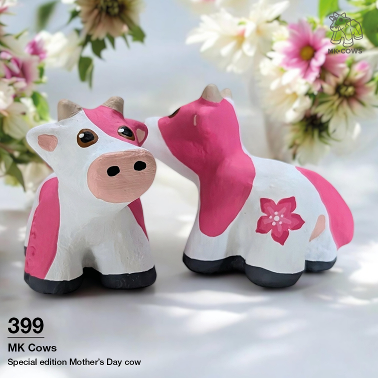 Mother's Day Mini Concrete Cow