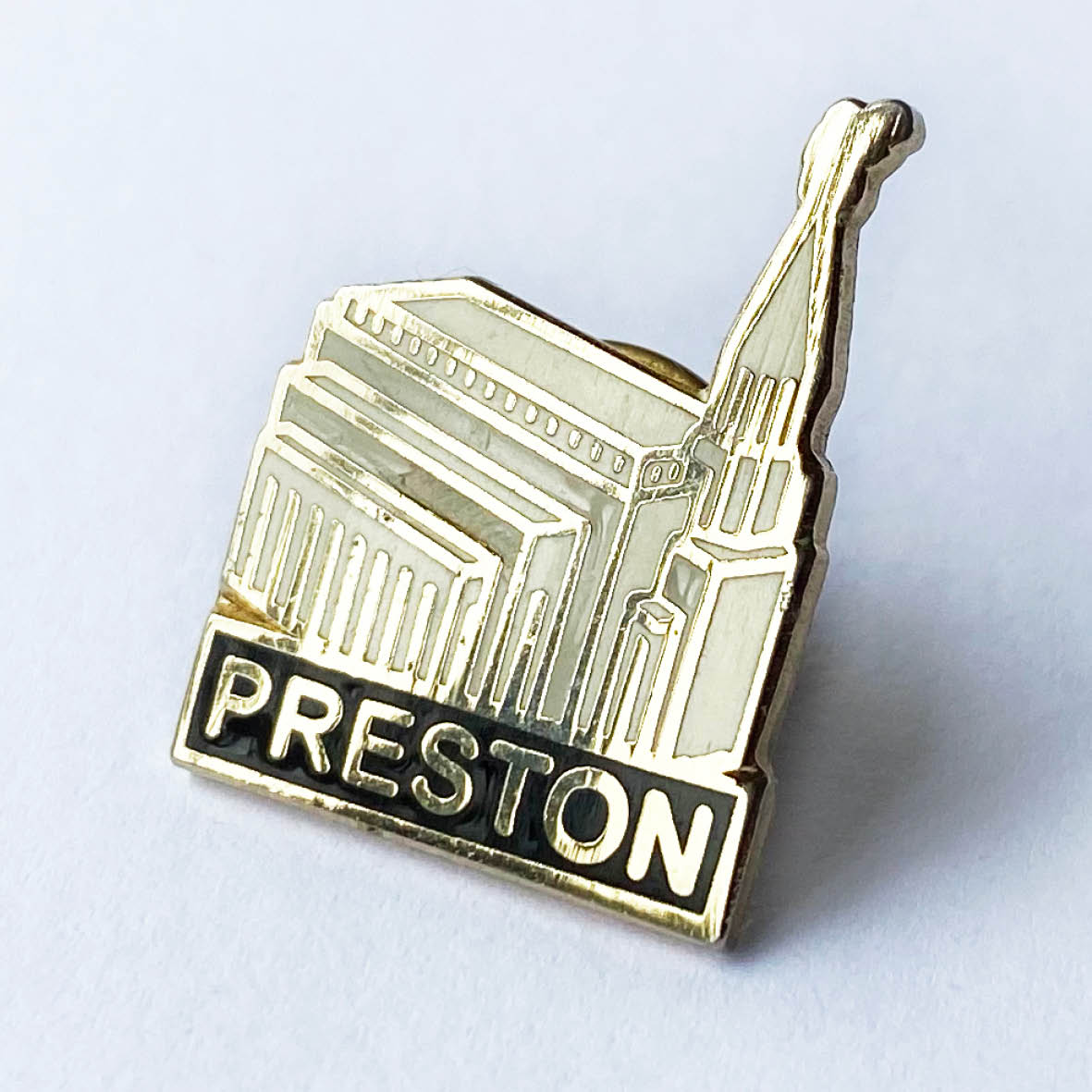 England, Preston Temple Pin